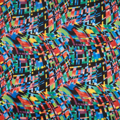 Winterfleece Prints - Rainbow Plaid Yardage