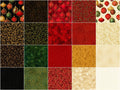 Winter's Grandeur 7 Holiday Metallic Fat Quarter Bundle