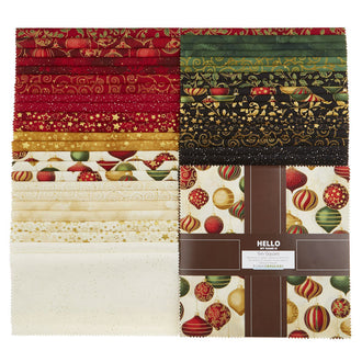 Winter's Grandeur 7 Holiday Metallic Ten Squares