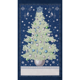Winter's Grandeur 7 - Sky Navy Metallic Panel