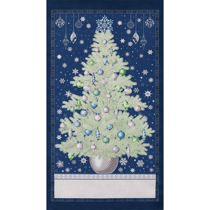 Winter's Grandeur 7 - Sky Navy Metallic Panel