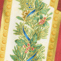 Winter's Grandeur 8 - Holiday Stripes Branch Metallic Yardage