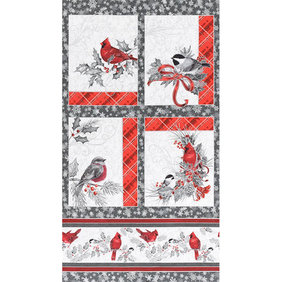 Winter's Grandeur 8 - Silver Bird Metallic Panel