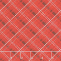 Winter's Grandeur 8 - Silver Plaid Scarlet Metallic Yardage Primary Image