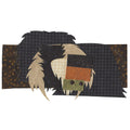 Wire Haired Dachshund Black Precut Fused Appliqué Pack Alternative View #1