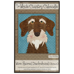 Wire Haired Dachshund Brown Precut Fused Appliqué Pack Primary Image