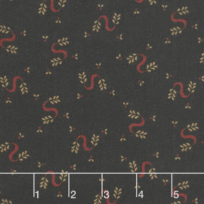 Wit & Wisdom - Serpentine Swirls Black Yardage