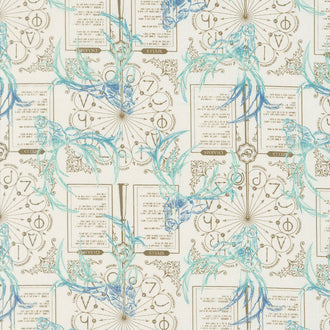 Wizarding World - Harry Potter Newsprint & Doe in Cream Yardage