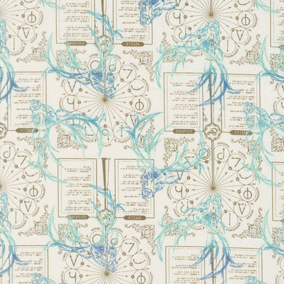 Wizarding World - Harry Potter Newsprint & Doe in Cream Yardage