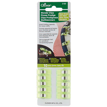 Wonder Clips - Neon Green 10 Count Alternative View #1