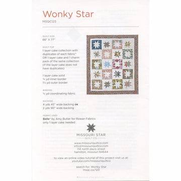 Wonky Star Quilt Pattern by Missouri Star