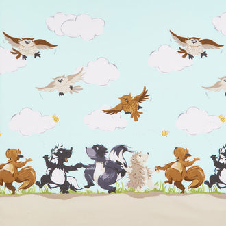 Woodland Friends - Woodland Friends Border Yardage