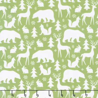 Woodland Winter - Winter Friends Mistletoe Yardage