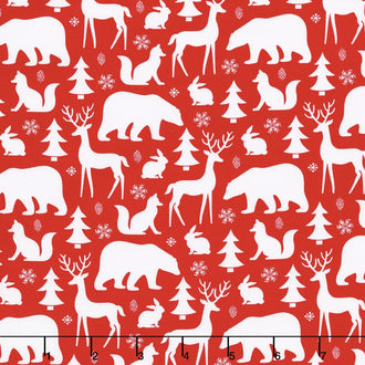Woodland Winter - Winter Friends Santa Yardage