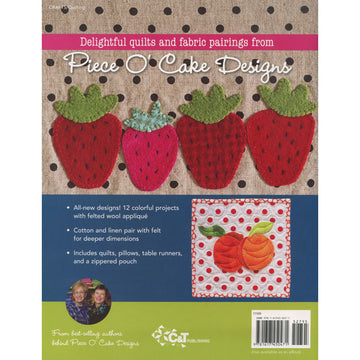 Wool Applique the Piece O' Cake Way Book Alternative View #1