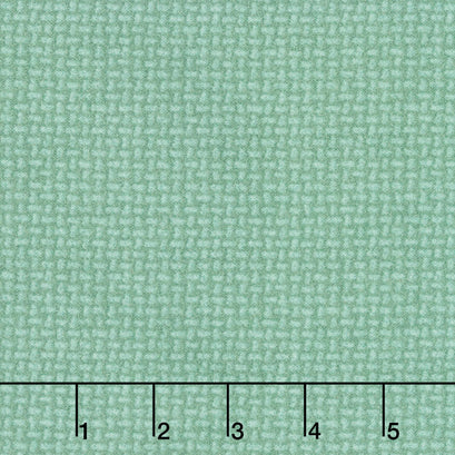 Woolies Flannel - Basket Weave Teal Yardage