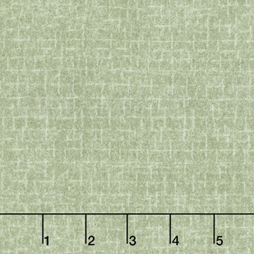 Woolies Flannel - Crosshatch Light Green Yardage