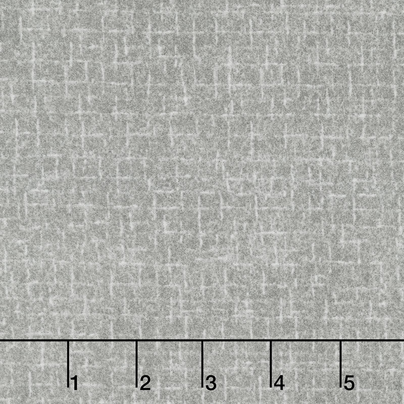 Woolies Flannel - Crosshatch Pewter Yardage Primary Image