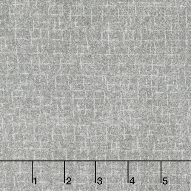 Woolies Flannel - Crosshatch Pewter Yardage Primary Image