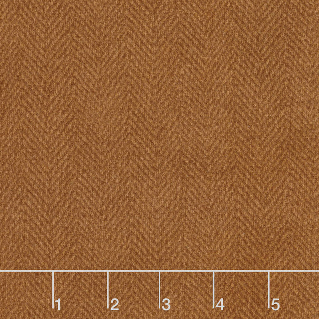 Woolies Flannel - Herringbone Orange Yardage Primary Image