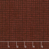 Woolies Flannel - Houndstooth Dark Red Yardage