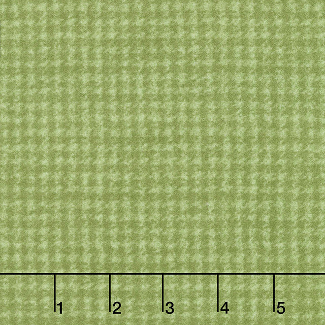 Woolies Flannel - Houndstooth Light Green Yardage Primary Image