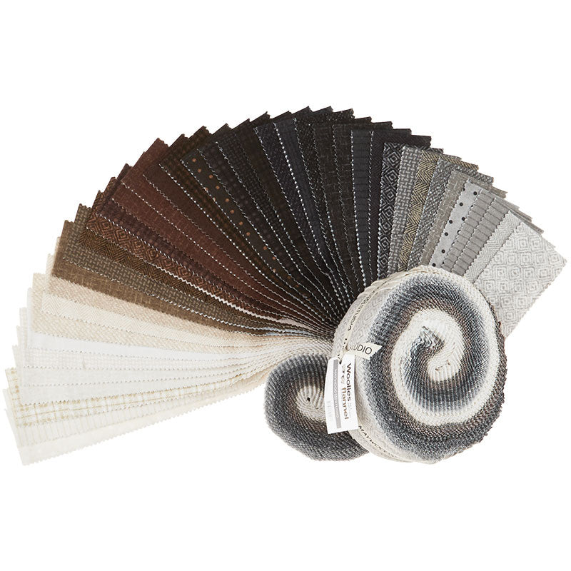 Woolies Flannel Neutrals Vol. 2 2.5" Strips