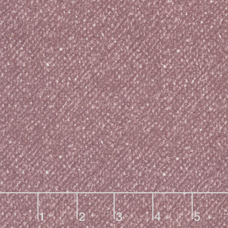 Woolies Flannel - Nubby Tweed Mauve Yardage