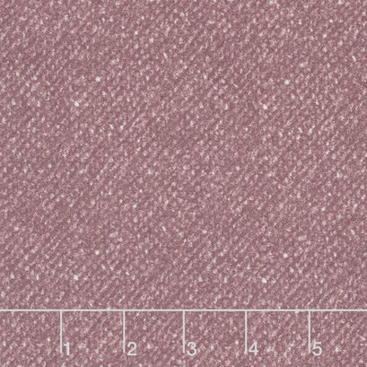 Woolies Flannel - Nubby Tweed Mauve Yardage
