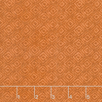 Woolies Flannel - On Point Orange Yardage