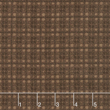 Woolies Flannel - Plaid Brown Yardage Primary Image