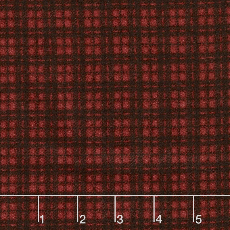 Woolies Flannel - Red Plaid Yardage