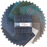 Woolies Flannel Stormy Seas Charm Pack