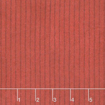 Woolies Flannel - Stripe Red Yardage