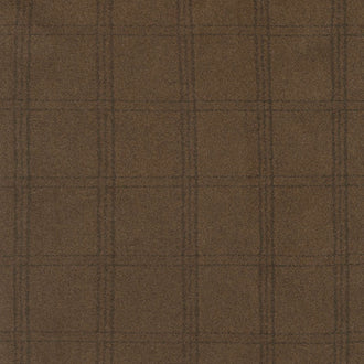 Woolies Flannel - Tartan Grid Brown Yardage