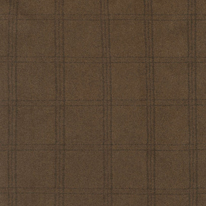 Woolies Flannel - Tartan Grid Brown Yardage