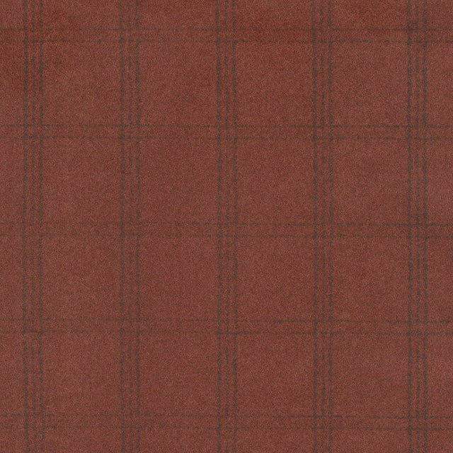 Woolies Flannel - Tartan Grid Deep Red Yardage