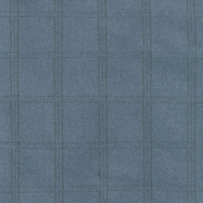 Woolies Flannel - Tartan Grid Navy Yardage