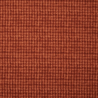Woolies II Flannel - Houndstooth Orange Yardage