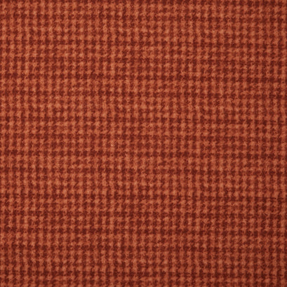 Woolies II Flannel - Houndstooth Orange Yardage