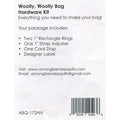 Woolly, Woolly Bag Pattern Hardware Kit - Brass