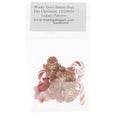 Wooly Trees Button Pack - December Christmas