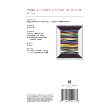 World's Largest Spool of Thread Quilt Pattern by Missouri Star Alternative View #1