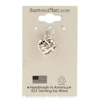 Woven Heart Charm