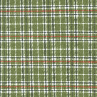 Yuletide Gatherings Flannels - Woodland Plaid Holly Yardage