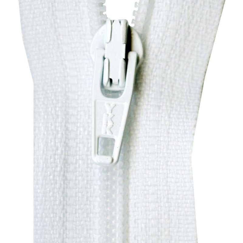 Zipper 16" - White