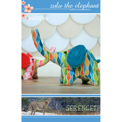 Zulu the Elephant Stuffed Animal Pattern