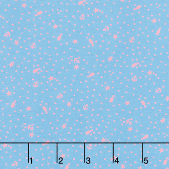 Zuma - Glitter Litter Aquamarine Yardage